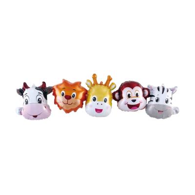 China New Design Mini Gift Toy DBCY Animal Head Plain Plain Bottle and Magic Bear One Piece Balloon for sale