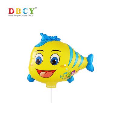 China All Inflatable Colorful Fish Air Party Decoration Round Clip Balloon for sale