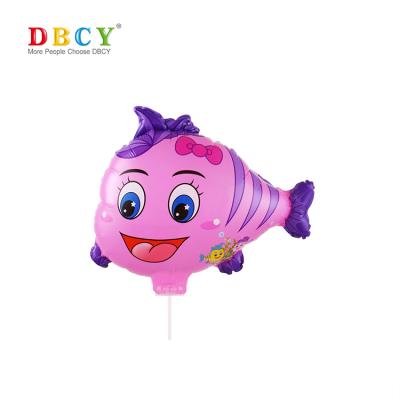 China All Colored Fish Shaped Clip Balloons And Plastic Party Decoration for sale