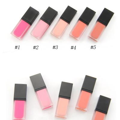 China Wholesale Sunscreen Cheek And Lip Rose Liquid Blush Tube Blusher Packaging Makeup for sale