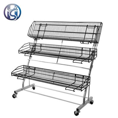 China Modern Corrosion Protection Vegetable And Fruit Supermarket Shelf Display Shelving In Pakistan for sale