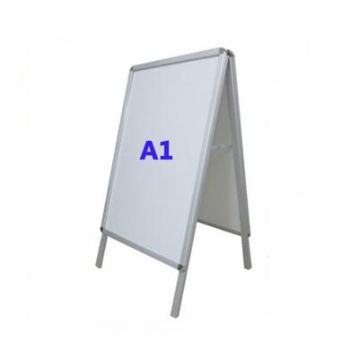 China Aluminum A0 Double Sided Trestle Advertising Aluminum Sign Board HS-H32 for sale