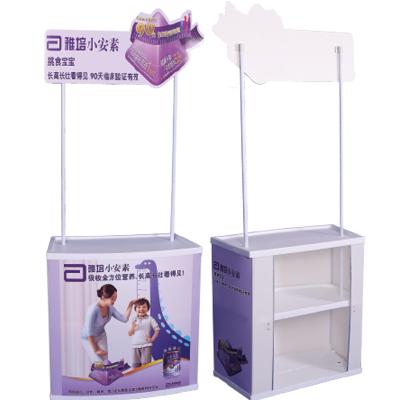 China Promotion Durable Plastic Office Kiosk Portable Promotion Board HS-C4 for sale