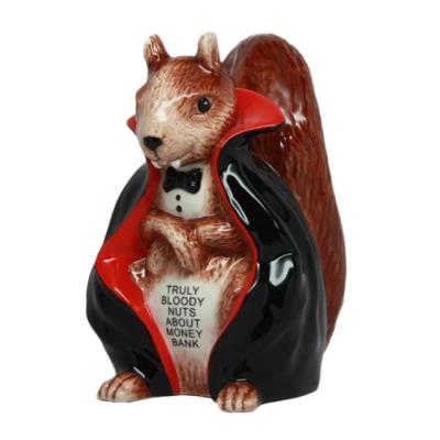 China Personalized Custom Money Bank Inbulk Good Design Squirrel Shaped Ceramic Money Bank Savings Piggy Atmosphere for sale