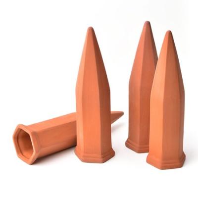 China Wholesale Customized Eco - Friendly Terracotta Garden Spikes Watering Custom Shaped Self Water Plants Spikes for sale