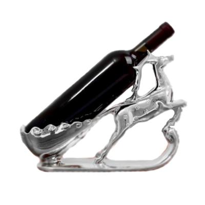 China Creative Decorative China Deer Wine Bottle Holder Resin Beer Rack For Sale for sale