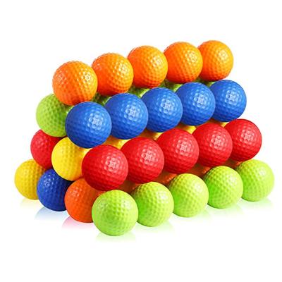 China Surlyn Customized Made Sponge For Practicing Golf Balls Color Indoor Golf Ball for sale