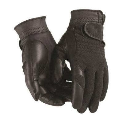 China Wholesale Custom Golf Glove Logo Cabretta Leather Fleece Soft Comfortable Feel With Black Winter Golf Gloves for sale