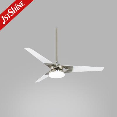 China With light 1stshine 52 inch ac motor house using control plywood blade led ceiling fan with light for sale