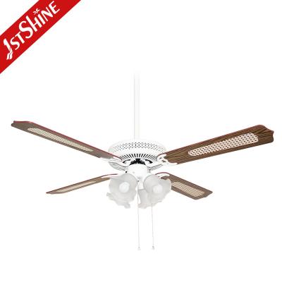 China With light 1stshine 52 zoll arbeitszimmerdecke dekorativer traditions deckenventilator mit kronleuchter for sale