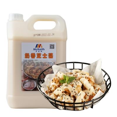 China Original Pure Natural Mckeith Cheese Sauce 5kg/4 Barrels/Carton White Cheese Sauce Flavor Delicious Cream Sauce Fast Delivery High Quality for sale