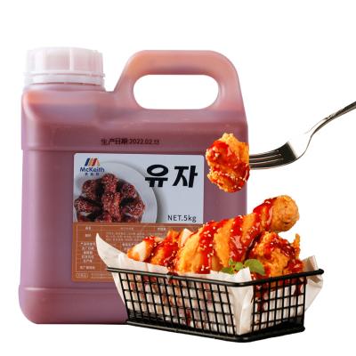 China Used For Mckeith Grapefruit Falvor Fried Chicken Sauce Korean Style Fried Sauce Fruit Flavored 5kg Foods Improve For Barbecue And Fried Food for sale