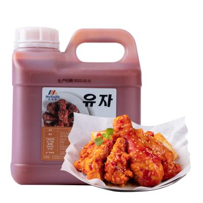 China Used for Fried Foods Fried Chicken Korean Sauce | Grapefruit Falvor Fried Chicken Sauce 5kg/4 barrels 5kg/carton best for BBQ and Fried Food for sale