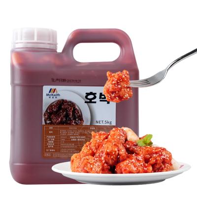 China Used For McKeith Fried Store / Factory 5 Kg Amber Fried Chicken Sauce Restaurant /Food Chain Use Red Hot Fried Chicken Sauce High Quality for sale