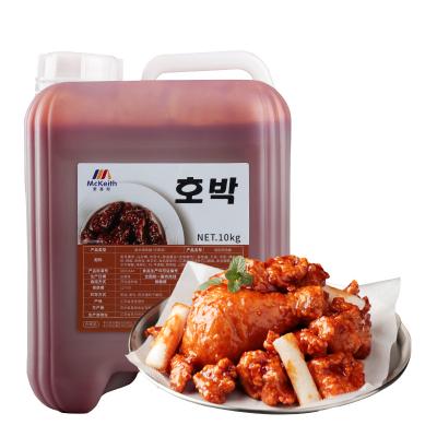 China Used For Wholesale Factory Price Fried Foods 10 Kg Amber Sauce Fried Chicken Sauce 10 kg/2 barrels/carton Fried Chicken Sauce for sale