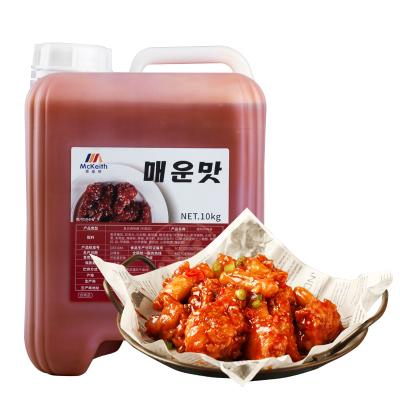 China Pure Natural Hot Red Hot Red Hot Sauce Food Sauce 10 Barrel Kg/2 Barrel Kg/2 Carton Low Price Poultry Sauce Chicken Flavor Sauce Korean Style for sale