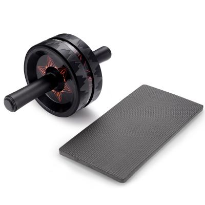 China Wear-resistant ab wheels roller elastic stretch Resista 2 wheel ab wheel abdominal roller for abdominal exercise for sale