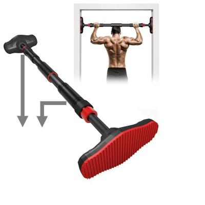 China Multi-Functional Punch Free Portable Home Fitness Equipment Long Cushion Horizontal Bar Head Gym Equipment Pull Up Bar for sale