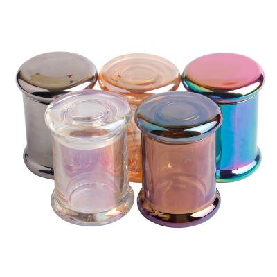 China Viable Air Tight Jar Glass Storage Bottles Screw Child Proof Lid Round Weed Glass Jar for sale