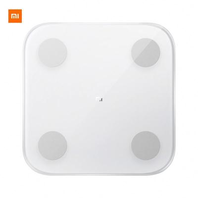 China Original Xiaomi MI Global Version Body Fat Scale 2 Fat Test Disposable With Hidden LED Display for sale