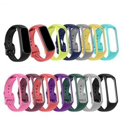 China Replace Wrist Bands Nbbelden Silicone Watch Quick Release Bands For Samsung Galaxy Fit2 Band Strap Galaxy Fit Band 2 for sale