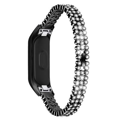 China Stainless Steel For Samsung Galaxy Fit E R375 New Arrival Bling Bling Metal Alloy Strap Watch Band for sale