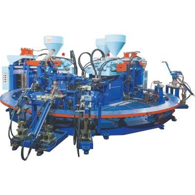 China KR32500W Full Automatic Shoes PVC Three Color Rain Boots Injection Molding Machine for sale