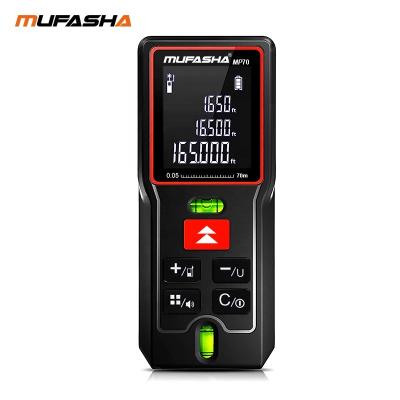 China MUFASHA MP70 Mini Laser 70m Laser 72g/110*46*25mm Digital Laser Tape Measure Distance Measuring Meter for sale