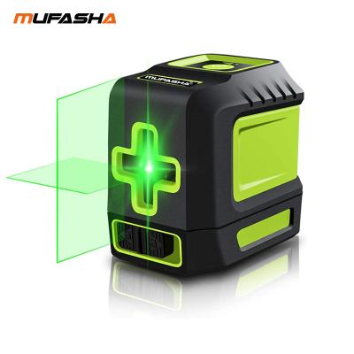 China Can be used for long distance with Green Laser Receiver MUFASHA T04 Two Cross Beam Laser Automatic Self-Leveling Level for sale