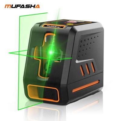 China Can be used for long distance with Professional Green Beam Laser Two Level Laser Receiver MUFASHA T08 Cross Line for sale