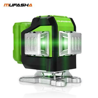 China MUFASHA 904G 12 Automatic Self-Leveling 3D Laser Line Level 12*10*13cm for sale