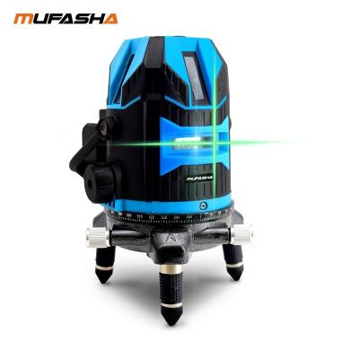 China MUFASHA M05G Automatic Self-leveling Green Beam Five Lines Laser Level 200*120*120mm for sale