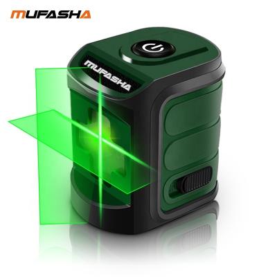 China MUFASHA A2G Soft Bag Packing Mini Automatic DIY Self-Leveling Two Cross Lines Laser Level Without Bracket 72*56*77mm for sale