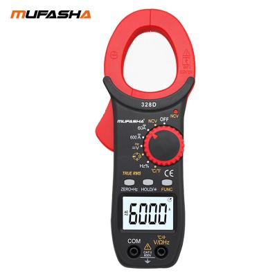 China MUFASHA 328D 5999 Count RMS True Clamp Meter For Car Repair Temperature Capacitor Ohm Hz Current-Voltage Tester 328D for sale