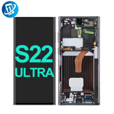 China Ultra S22 lcd pantalla for samsung galaxy s22 ultra lcd for samsung s22 ultra screen for samsung s22 ultra display for sale