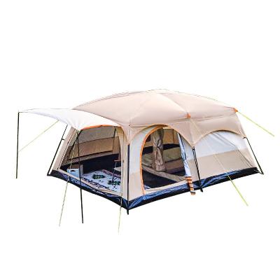 China Water Proof 5-10 Person Picnic Family Outdoor Camping Tent With Waterproof Double Cabin Resistant for sale