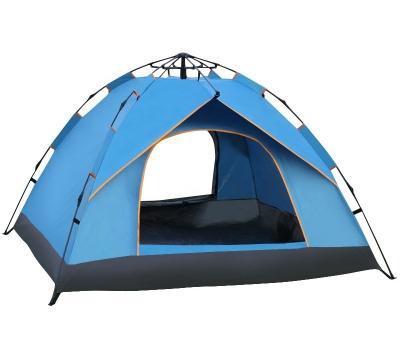 China Waterpoof double layer tent outdoor sports quick automatic instant camping tent for 3-4 person for sale