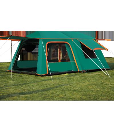 China Waterpoof 6-12 People Family Tents 2 Double Bedroom 1 Bedroom Living Room Waterproof Outdoor Camping Tent for sale