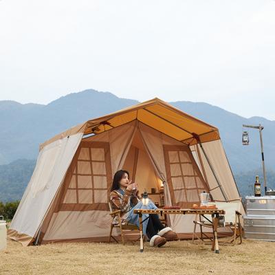 China Sun Proof Tents Custom Portable Outdoor Events Large Glamping Tents Waterproof Luxury Hotel Mosquito Hut Tent for sale