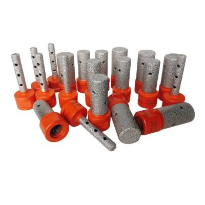 China Easily Expand Opening And Polish 8/10/15/20/25mm 5/8-11 Diamond Finger Bit Brazing Milling Vacuum Brazed Cutter For Ceramic Tile Granite Marble for sale