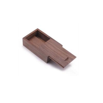 China Black Walnut Sturdy Durable Durable Minimalist Home Wooden Storage Box for sale