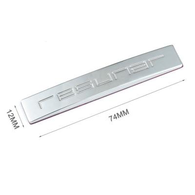 China Custom Europe metal self adhesive logo, wholesale nickel plated metal plate tag for furniture for sale