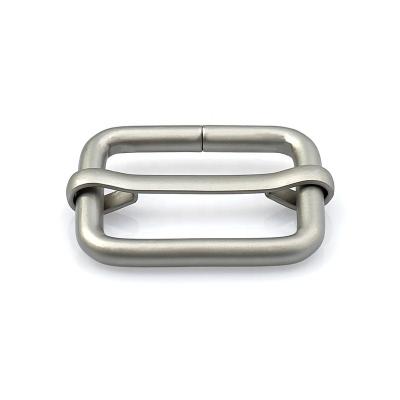 China Wholesale Eco-Friendly Pet Tying Adjustable Metal Buckles, Tie Down 1 Inch Metal Triglide Buckle For Bag for sale