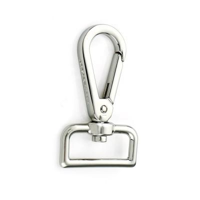 China Eco-Friendly Wholesale Swivel Dog Metal Snap Hook, Custom Zinc Alloy Snap Hook, Nickel Plated Metal Spring Lobster Snap Hook Handbags for sale