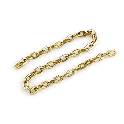 China Eco - Friendly Decorative Accessories Gold Metal Purse Chain for sale