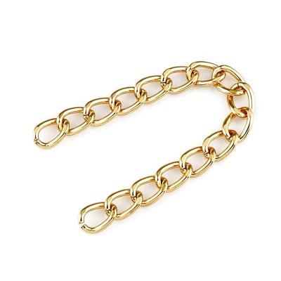 China Nickel Free Strap Gold Metal Handbag Chain For Handle / Shoulder for sale