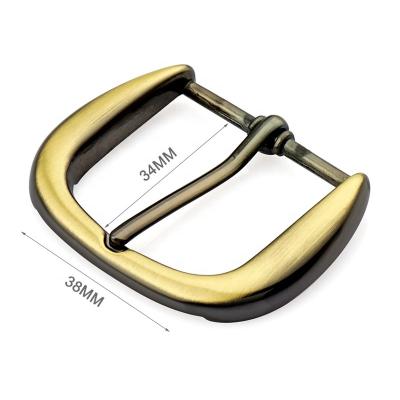 China High Quality Custom Brushed Antique Brass Metal Zinc Alloy Pin Belt Buckle Nickel Free for sale