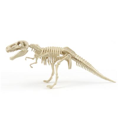 China Relieve tension and stress Dinosaur Fossil Tyrannosaurus Model Skeleton Children's Handmade DIY Production Gem Boy Excavation Digging Archaeological Toy for sale