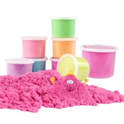 China DIY Toy Set 1000g Educational Baby Color Sand Safe Non-Toxic Indoor Magical Children Fills Rumberg Sand for sale