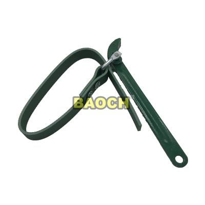 China Excavator Factory Direct Universal Adjustable Auto Oil Filter Belt Wrench Oil Filter Wrench for sale